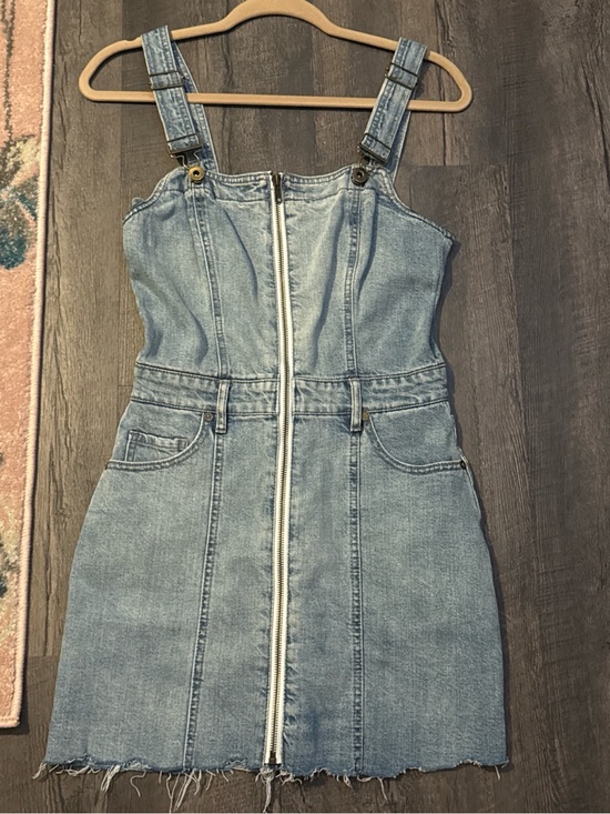 pistola Dresses & Skirts - Pistola Light Wash Denim Zip-Front Dress